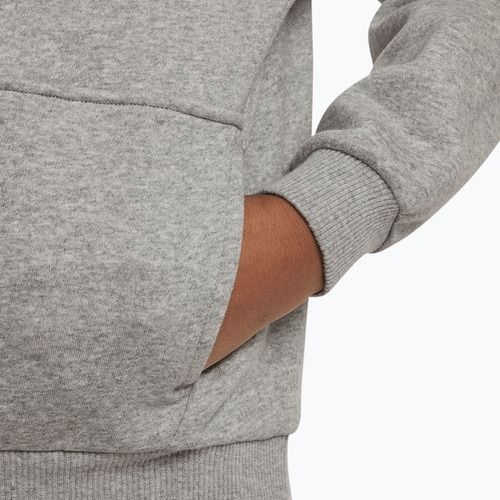 Кофта дитяча Nike Club Fleece Hoodie dark grey heather/white
