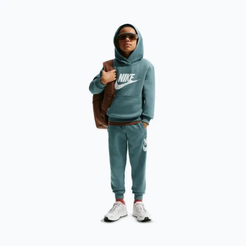 Кофта дитяча Nike Club Fleece Hoodie mineral slate/white