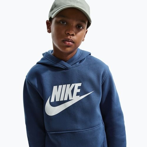Кофта дитяча Nike Club Fleece Hoodie mystic navy/white