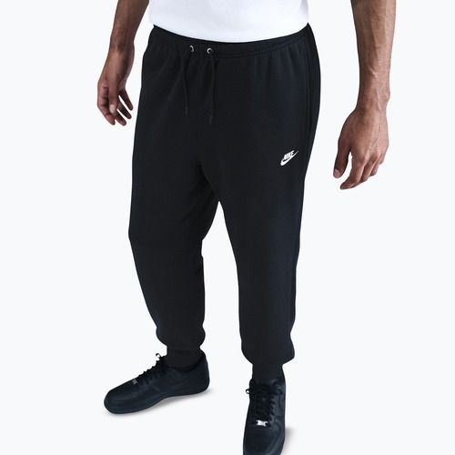 Штани чоловічі Nike Club Jogger black/black/white