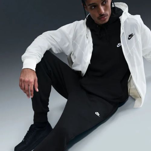 Штани чоловічі Nike Club Jogger black/black/white
