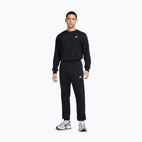 Кофта чоловіча Nike Club French Terry Crew black/white