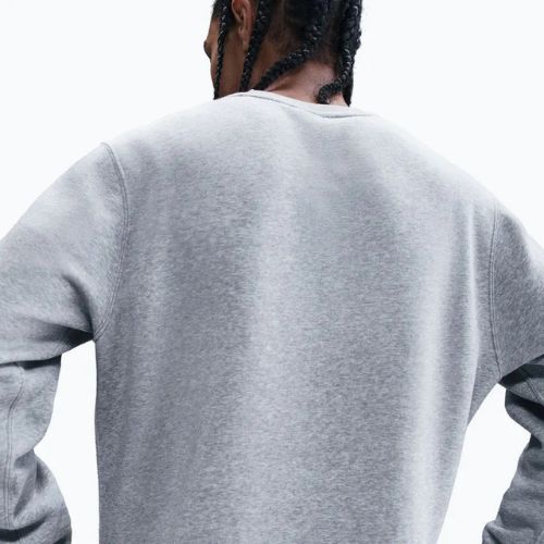 Кофта чоловіча Nike Sportswear Club Graphic Fleece Crew dark grey heather/white