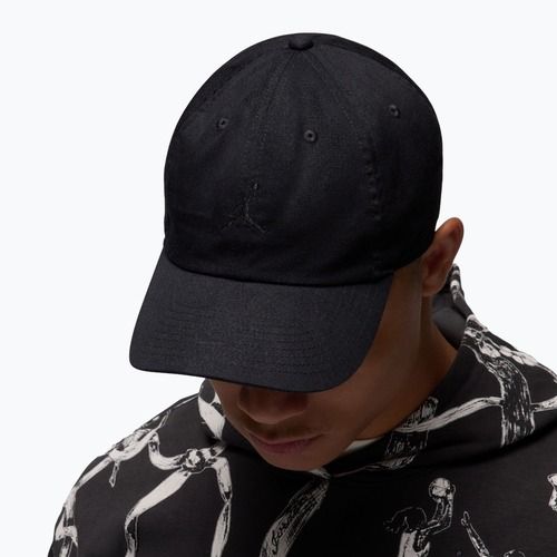 Кепка Jordan Club Unstructured Curved-Bill black/black