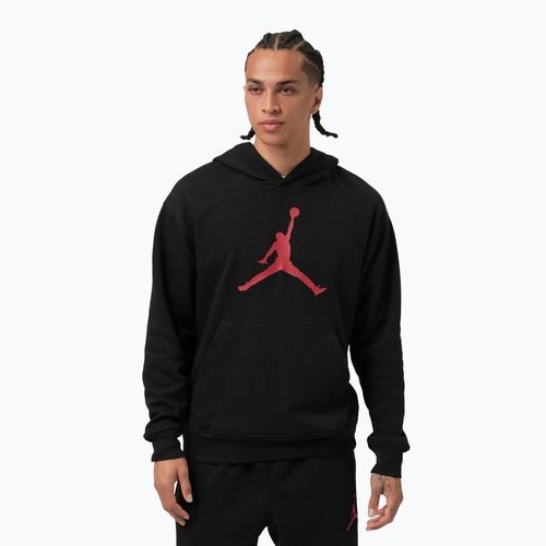 Кофта чоловіча Nike Jordan Pullover Hoodie black/gym red