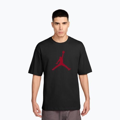 Футболка чоловіча  Jordan black/gym red