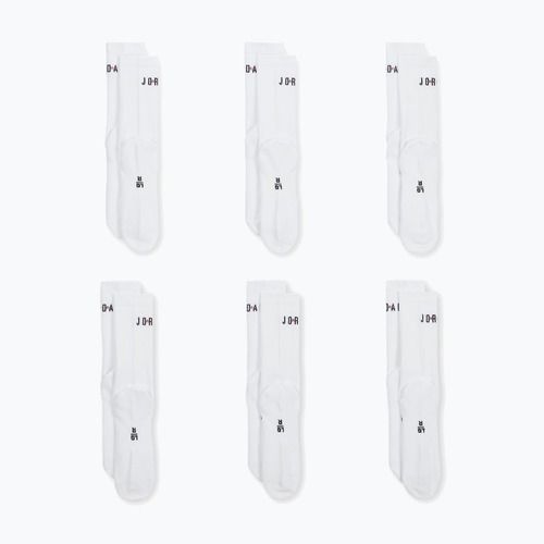 Шкарпетки Nike Jordan Everyday Crew 6 пар white/gym red/black