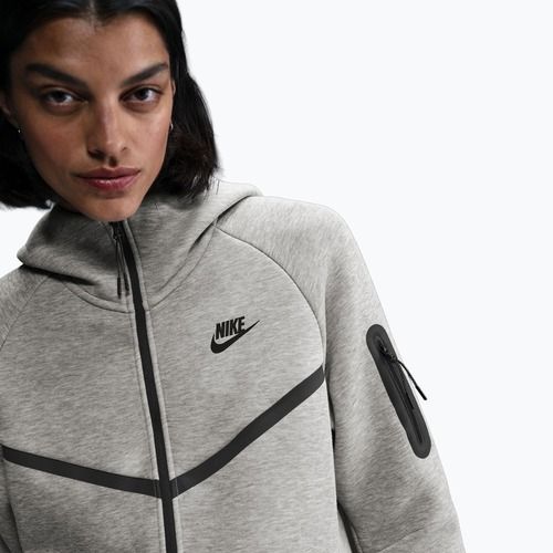 Кофта жіноча Nike Sportswear Tech Fleece Windrunner dark grey heather/black