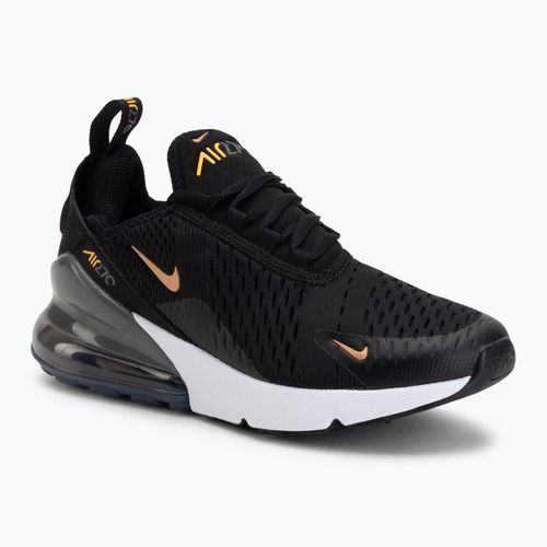 Кросівки дитячі Nike Air Max 270 black/laser orange/metallic copper