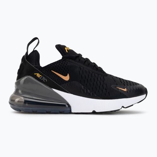 Кросівки дитячі Nike Air Max 270 black/laser orange/metallic copper