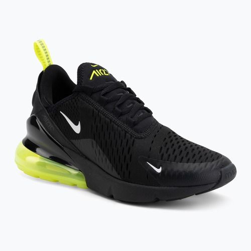 Кросівки чоловічі Nike Air Max 270 black/volt/reflect silver/white