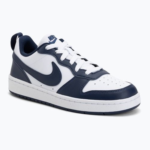 Кросівки дитячі Nike Court Borough Low Next Bloom white/white/midnight navy