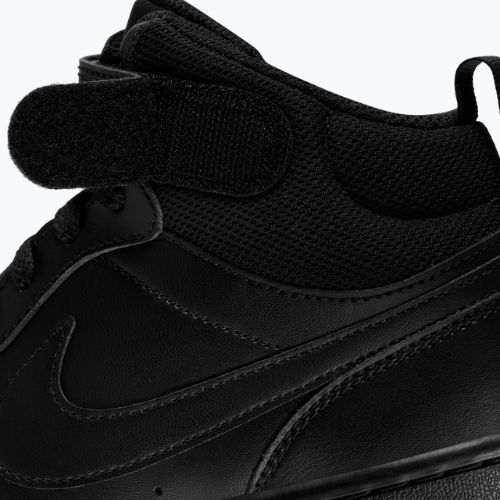 Дитяче взуття Nike Court Borough Mid 2 black/black/black