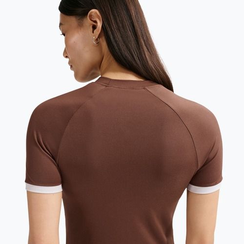 Футболка жіноча Nike Gloss Fitted Top light chocolate