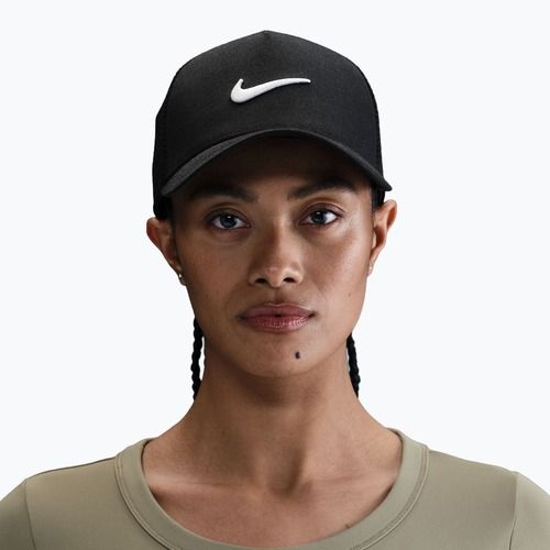 Чоловіча кепка з козирком Nike Rise Structured Trucker black/black/white