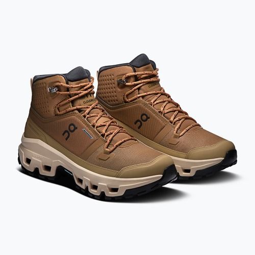 Кросівки жіночі On Cloudrock Mid Waterproof sphinx/sand