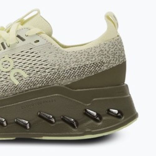 Кросівки для бігу жіночі On Cloudsurfer Max seedling/olive