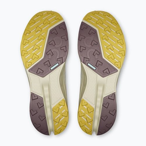 Кросівки для бігу жіночі On Running Cloudsurfer Trail 2 Waterproof ghost/chalk