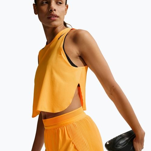 Шорти для бігу жіночі Nike AeroSwift Dri-Fit ADV Mid-Rise 3" laser orange/black/white/black