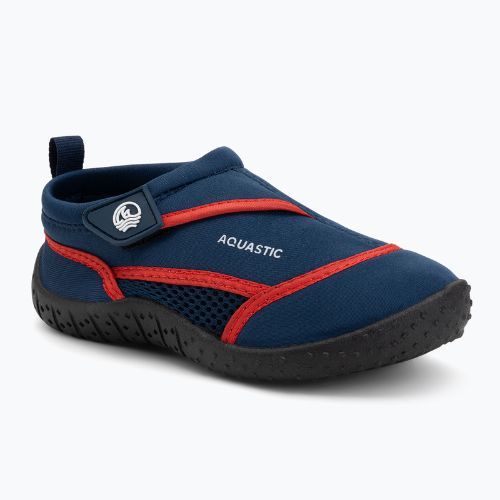 Аквашузи дитячі AQUASTIC Nino navy blue/red