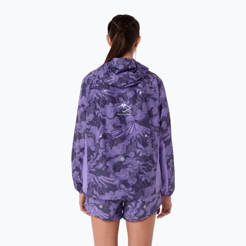 Куртка для бігу жіноча ASICS Fujitrail Packable amethyst