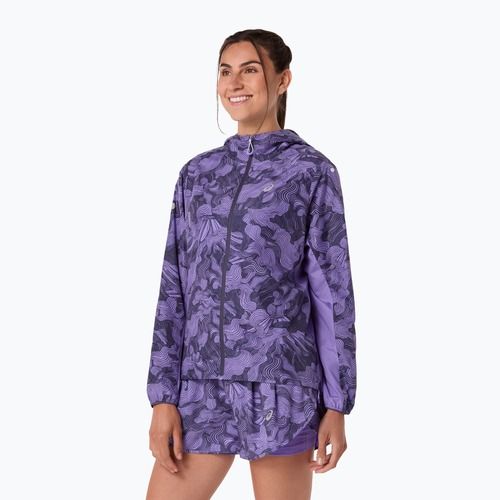 Куртка для бігу жіноча ASICS Fujitrail Packable amethyst