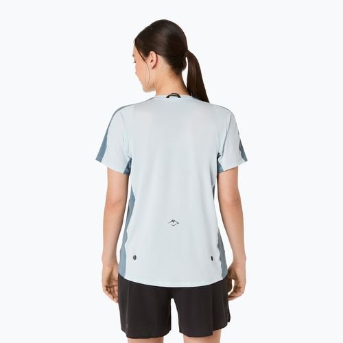 Футболка для бігу жіноча ASICS Fujitrail Elite Top cool grey/ironclad