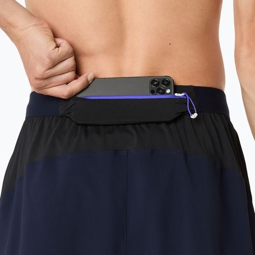 Шорти для бігу чоловічі ASICS Fujitrail All Over Print 5IN midnight/cobalt burst/cream