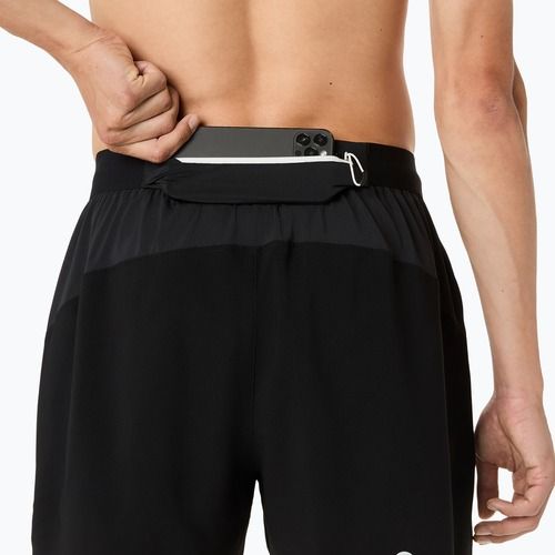 Шорти для бігу чоловічі ASICS Fujitrail All Over Print 5IN performance black/carbon/cream