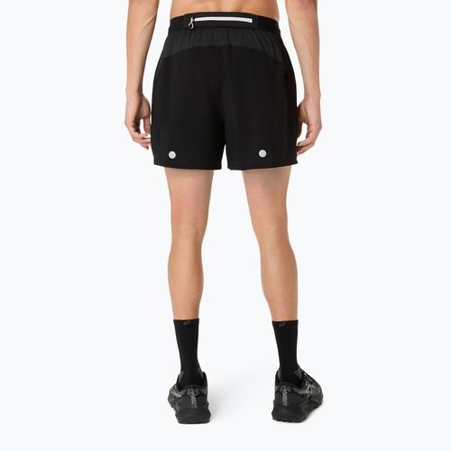 Шорти для бігу чоловічі ASICS Fujitrail All Over Print 5IN performance black/carbon/cream