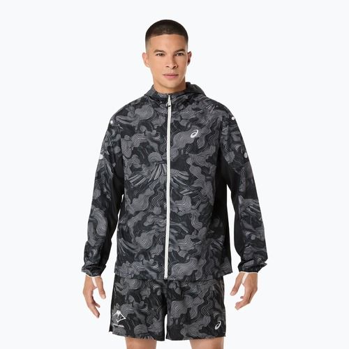 Куртка для бігу жіноча ASICS Fujitrail Packable performance black