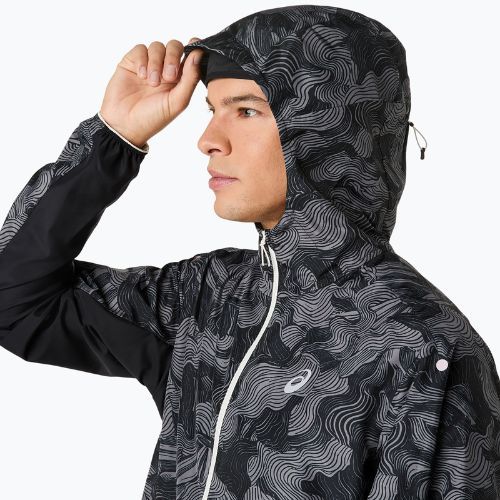 Куртка для бігу жіноча ASICS Fujitrail Packable performance black