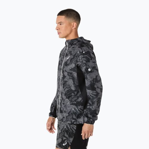 Куртка для бігу жіноча ASICS Fujitrail Packable performance black