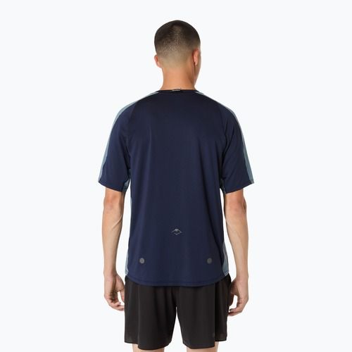 Футболка для бігу чоловіча ASICS Fujitrail Elite SS Top midnight/ironclad