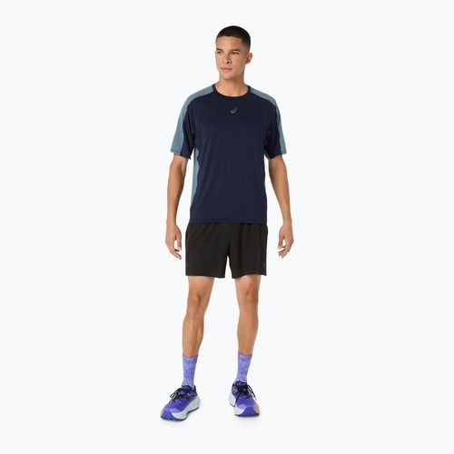 Футболка для бігу чоловіча ASICS Fujitrail Elite SS Top midnight/ironclad