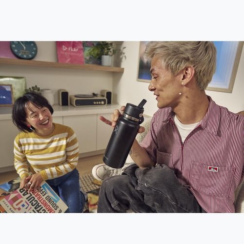 Термопляшка Hydro Flask Wide Flex Straw 946 мл black