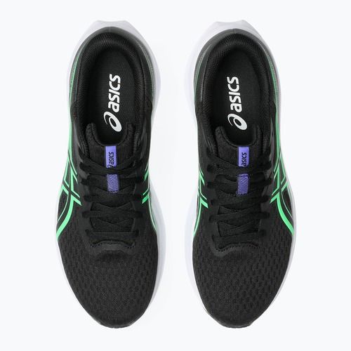 Кросівки для бігу чоловічі ASICS Patriot 14 black/vital green