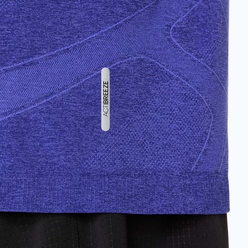 Чоловіча бігова лонгслівка ASICS Road Seamless LS cobalt burst/eggplant