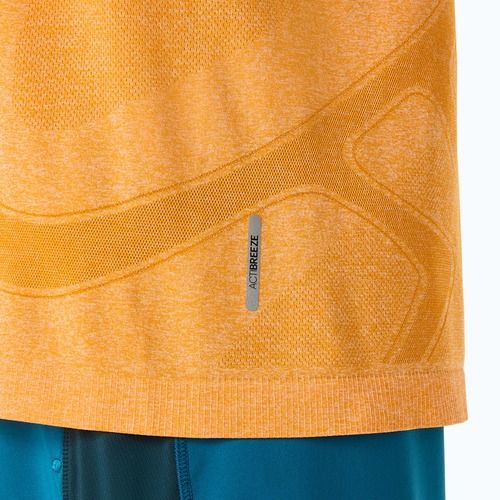Чоловіча бігова лонгслівка ASICS Road Seamless LS yamabuki
