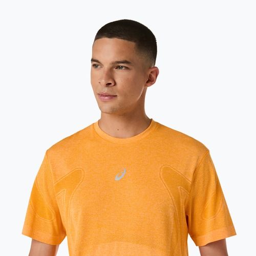 Чоловіча бігова лонгслівка ASICS Road Seamless LS yamabuki