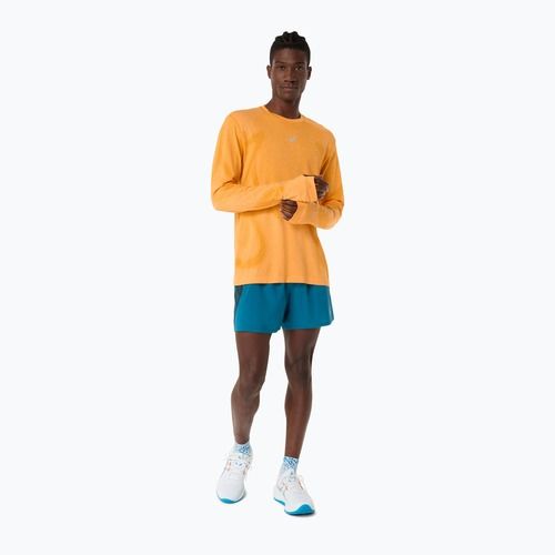 Чоловіча бігова лонгслівка ASICS Road Seamless yamabuki