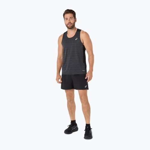 Футболка для бігу чоловіча ASICS Road Singlet performance black