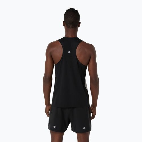 Футболка для бігу чоловіча ASICS Road Fade Singlet performance black/cream
