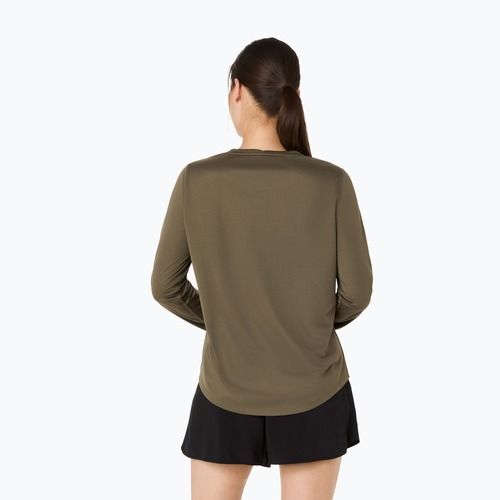 Жіноча бігова лонгслівка ASICS Core LS Top dark olive