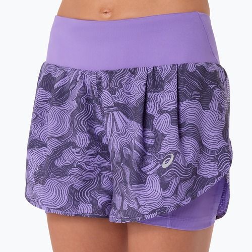 Шорти для бігу жіночі ASICS Road All Over Print amethyst