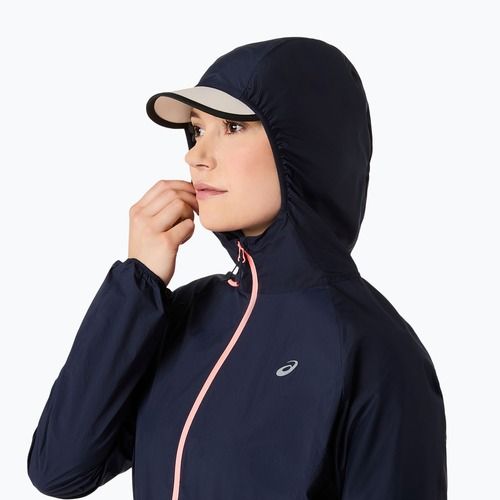 Куртка для бігу жіноча ASICS Road Packable midnight