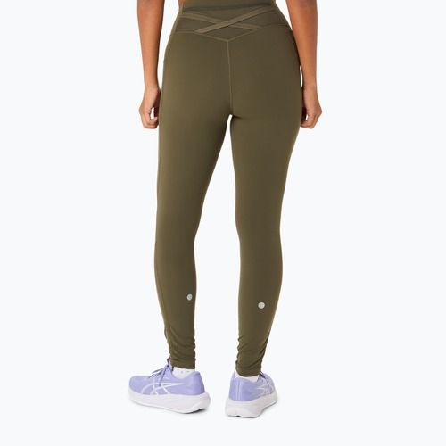 Легінси для бігу жіночі ASICS Nagino Run Adjustable Tight dark olive