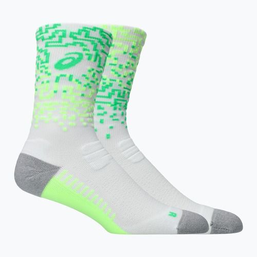 Шкарпетки ASICS Performance Run Crew brilliant white/illum. green/vital green