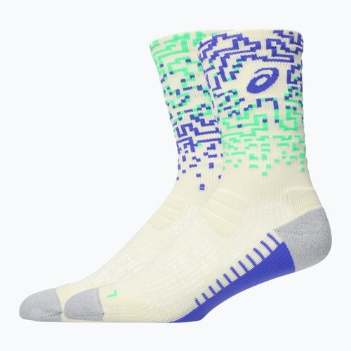 Шкарпетки ASICS Performance Run Crew ivory/cobalt burst/vital green