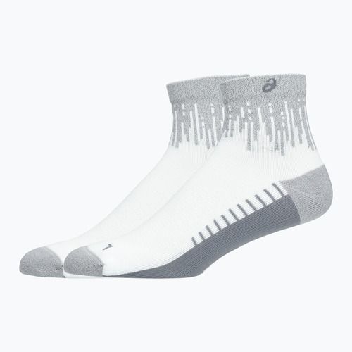 Шкарпетки ASICS Performance Run Quarter brilliant white/silver reflective